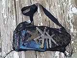 Der Erde grünsten Eco Bag: handgefertigt aus Jungle Vine Fasern von Khmu Village gestaltet in Laos, diese Woven Mesh String Tragetaschen sind extrem strapazierfähig und einzigartige, Hak-Black, M