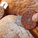 sadfd Brot Messerwerkzeug, UFO Brot Lame Teig Scoring Hieb Werkzeuge, Teig-Schneidwerkzeug, Backen Sourdough Brot Messer Rasiermesser Cutter Der Werkzeuge Für Brot Bäcker Handgemachte 5 Kling