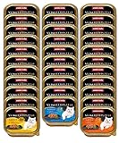 animonda Vom Feinsten Adult Katzenfutter, Nassfutter für ausgewachsene Katzen, Saucen Vielfalt, 32 x 100 g