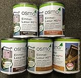 OSMO Einmal-Lasur HS Plus 0,75 L Holschutz Anstrich Lasur Naturö