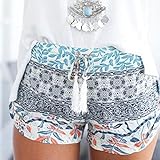 Snakell Bedruckte Casual Shorts, Frauen Sexy Hot Pants Sommer Casual Shorts Hohe Taille Kurze H