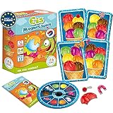 Wer Wird EISKÖNIG? Das EIS-Magnetspiel mit Glücksrad für 2 - 4 Spieler I Gesellschaftsspiel Kinder I Spiel ab 3 Jahre I Gemeinschaftsspiele für Kinder I Brettspiele Familiensp