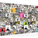 Bild Collage Banksy Modern Wandbilder - 100% Made In Germany - Street Art Bunt Flur 302715