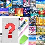 Kaliosy Random Mystery 5D Diamond Painting by Numbers Kit Square Full Drill, DIY Mysterious Surprise Paint with Diamonds Art for Embroidery Cross Stitch Rhinestone Home Wall Decoration003