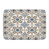 Fußmatten, schönes farbiges Muster für Design und Mode, Küchenboden Badteppichmatte Absorbent Indoor Badezimmer Dekor Fuß