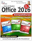 Office 2016 Home Student - Video Training - 3 Praxiskurse auf DVD [Interactive DVD]