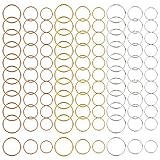 270 Stück 3 Farben 3 Größen Haarringe Zopf Ringe Haarspitzen Haarschleifen Clips, Braid Ring