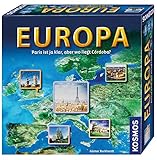 KOSMOS 692636 Europa, Geografie-Spiel, Familienspiel für 2 - 6 Spieler, ab 10 J