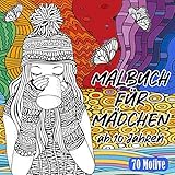 Malbuch für Mädchen ab 10 Jahren: 70 Motive (Malbücher für Erwachsene, Mädchen und Kinder)