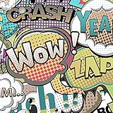 COMIC (Farbe), Polster - Velours Stoff, 150cm (+/- 5%) Breite, 265g/m2 100% Polyester, Weich, Samtig und G