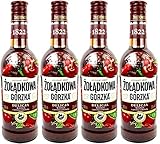 Vierer Paket Zoladkowa Gorzka Liköre Delicja Kirsche (4x0,5) 30%