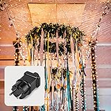 Hellum-Lichternetz außen warmweiße Buschbeleuchtung 160 warm-weiße LED 2x2m für Balkon Hauswand Beleuchtung von Pavillon Garten für Party Weihnachten Hochzeit geeignet für Innen und Außen 577853