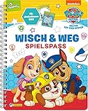 PAW Patrol: Wisch & Weg - Spielspaß: mit abwischbaren Seiten und Stift | Buch zum spielerischen Lernen (ab 4 Jahren)