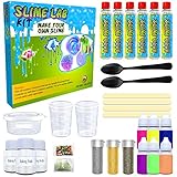 Desire Deluxe Schleim Set (30 teilig) zum selber machen, ideales Slime Spielzeug für Kinder ab 3 4 5 6 7 8 9 10 Jahren, Wissenschaft Lernspiel, Geschenk für Jungen und M