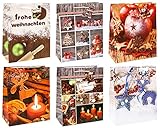 TSI 87316 Geschenkbeutel Weihnachten Serie 6, 12er Packung, Größe: Groß (32 x 26 x 13,5 cm)