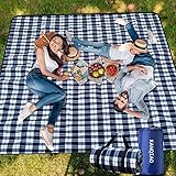 Picknickdecke Strandmatte Picknickdecke 200 x 200 cm Picknickdecke XXL ,Picknickdecke Wasserdicht Outdoor Decke Campingdecke für Picknick,Strand,Campen,Picknickdecke Isoliert Wasserdicht Faltb