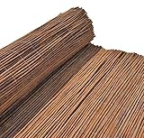 Nature LOUNGE Weidenmatte 180 x 300 cm - Hochwertiger Weiden Sichtschutz Zaun - Weidenzaun Matte für Haus, Garten und Balk