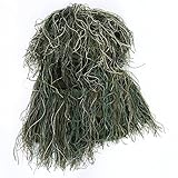 Ghillie Suit Hat, Dschungeljagd Camouflage 3D Blätter Hut Abdeckung Militärische Kleidung für Wald Dschungel Jagd Training