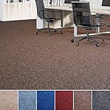 Nadelfilz-Teppich Malta | Bodenbelag aus Nadelvlies für Wohnraum und Büro | Kälteisolierend & trittschalldämmend | Viele Farben & Größen (200 x 1000 cm, Dunkelbraun)