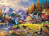 5D Diamant Malerei Landschaft Kreuzstich Haus Stickerei Hand Mosaik Strass Bilder Wohnkultur A1 50x70