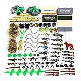 YIGE Militär Waffen Set, Custom Millitärspielzeug Waffe Set für Soldaten Mini Figuren SWAT Team Polize, kompatibel mit Leg