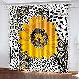 YTSDBB Verdunkelungsvorhang ​Kinderzimmer Zebramuster Blumen Bienen B 234 x H 230 cm 3D Digitaldruck Druckmuster Öse Thermisch isoliert 90% für Schlafzimmer Wohnzimmer ​Kinderzimmer Junge mit M