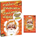 Reese's Gravity Adventskalender 249g & Reese's Peanut Butter Cups DJ Santa's Disco Lights Bag 72g Christmas Bundle l Adventskalender 2021