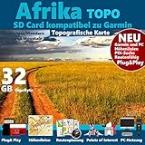 ★AFRIKA Karte 4GB microSD für ALLE GARMIN Navis ★