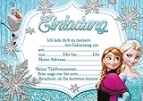 10 Einladungen zum Kindergeburtstag Die Eiskönigin Frozen Invitations in G