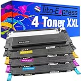 Tito-Express PlatinumSerie 4 Toner XXL kompatibel mit Samsung CLT-4092S | Geeignet für CLP-310 CLP-315 CLX-3170 CLX-3175 K NK WK FN FW N W | Black 2.500, Color je 2.000 Seiten Druckleistung