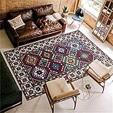 MMHJS Böhmischer Exotischer Stil Einfache Atmosphäre Rechteckiges Wohnzimmer Schlafzimmer Großer Teppich Hochzeit Treppe Bodenmatte Eingangsmatte 80x160