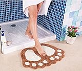 House Destiny Weiche Badteppich Rutschfeste saugstark waschbar Fußmatte Dusche Tür vorne für WC Boden Matte Badezimmer Teppich Mats Baumwolle Eingang Fußmatte 48,3 x 66 cm (48 cm67 cm) b