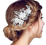 Unbekannt Braut Hochzeit Perlen Haarschmuck Haarspange Haarblume Blüte Blume Schmuck Haarkamm Braut F