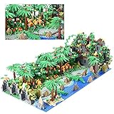SEREIN 922St. Custom Landschaft Set mit Bauplatten Tropischer Regenwald Bausteine Bausatz, Kompatibel mit Lego B