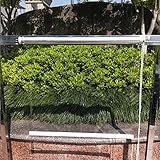 LLA Verdunkelungsrollo Rollos Outdoor Indoor Transparente Wandbehang Rollo, wasserdichte Hand Pull PVC Clear Soft Film, 60/80/100/120/140 cm Breit (Size : 120×200cm)
