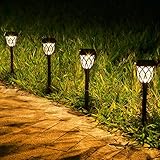 JOYCREATOR Solarleuchten für Außen Garten, 6 Stück LED Solarlampen für Außen Garten mit IP44 Wasserdicht, Solar Wegeleuchte Solarleuchten Garten für Terrasse Boden Garten Dek