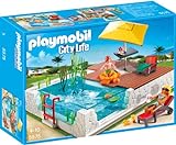 PLAYMOBIL City Life 5575 Einbau-Swimmingspool inkl. Zubehör, ab 4 J