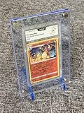XONI Schutzhülle für Gehäuse, transparenter Rahmen, Blau, für 1 Pokémon-Karte, PCA – Plexiglas/Acryl UV R