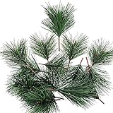 Super Idee Deko-Tannenzweige grün | 7 cm lang | 50 Stück | künstliche Tannenzweige Adventskranz-Deko für Weihnachtsdekorationen Adventsdeko Aussen Innen selber Machen Basteln Adventkranz Tischdek