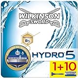 Wilkinson Sword Hydro 5 Herren Rasierer Starterset mit 10 Rasierklingen (briefkastenfähig)