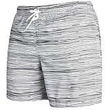 Occulto Herren Männer Badehose in vielen Farben | Badeshort | Bermuda Shorts | Beachshort | Slim Fit | Schwimmhose | Boardshort | Jungen (XXL, Anthrazit)