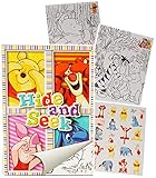 alles-meine.de GmbH Sticker & Malblock -  Disney Winnie The Pooh  - Malbuch / Malblock - A5 mit Aufkleber - Puuh Bär Tigger - Ferkel - Malvorlagen Malbücher für Jungen & M