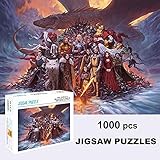 CHDBB Game of Thrones Jigsaw Puzzles 1000 Stück für Erwachsene Movie Characters Puzzle Pädagogisches Einzigartige Themen Puzzle-Sets Bestes Jigsaw Puzzles-Spiel 75X50