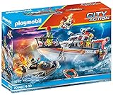 PLAYMOBIL City Action 70140 Löscheinsatz mit Rettungskreuzer, ab 4 J