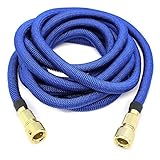 Bemodst Gartenschlauch, Ausdehnbar Wasserschlauch Ausgedehnt Flexischlauch mit Metall Steckverbinder, Hoher Dichte Polyester Oberstoff, PE Schlauch für Garten, Rasen, Pet Dusche (5m)
