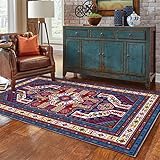 Gleitschutz Teppich Teppich Vorleger Vorleger Teppich Klassischer roter und Blauer Farbdruck Design Kamin Kinderteppich Teppich Für Draußen 200X300