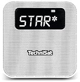 TechniSat Digitradio Flex DAB Steckdosenradio mit Akku (DAB+ Radio, UKW, Audio Eingang, USB Ladefunktion, Bluetooth, Favoritenspeiche) weiß