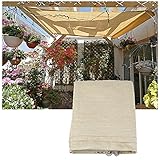 Rechteckiges Sonnensegel, 85 % UV-beständig, Sonnendach, Sonnenschutz und atmungsaktiv, für Terrasse, Veranda, Schwimmbad, Schutz, Pflanzen, Blumen, 4 x 5