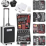 TRESKO® Werkzeugkoffer 949 teilig | Werkzeugkasten | Werkzeugkiste | Werkzeugtasche | Werkzeug Set | Werkzeug-Trolley | Chrom-Vanadium S