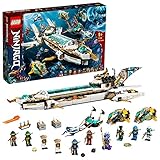 LEGO 71756 Ninjago Wassersegler, U-Boot Spielzeug für Jungen und Mädchen ab 9 Jahre, Set mit 10 Ninja Mini-Fig